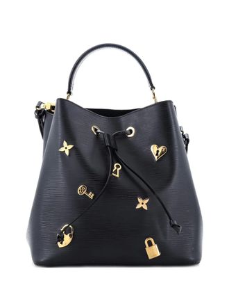 Louis Vuitton NeoNoe Handbag Love Lock Epi Leather bucket bag - Nero