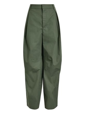 ARMARIUM Arielle pleated panelled trousers - Green