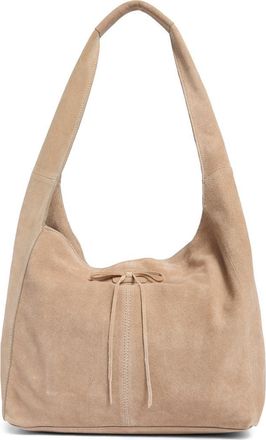 Lucky Brand Clem Leather Hobo Bag in Tuscany Soft Cow Suede at Nordstrom Rack