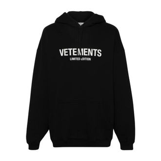 VETEMENTS Hombre, Sudaderas, Negro, Talla: XL