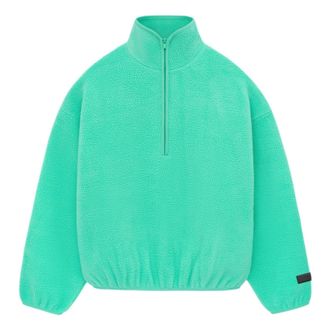 Fear of God SS24 Nylon Half Zip Mockneck Mint Leaf 202SP244272F