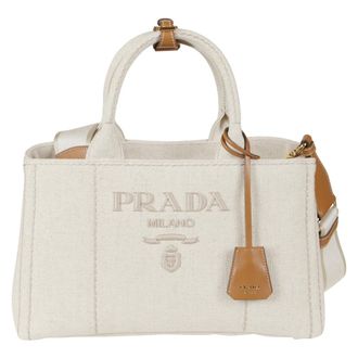 Prada Dames, Tassen, Beige, Maat: ONE Size