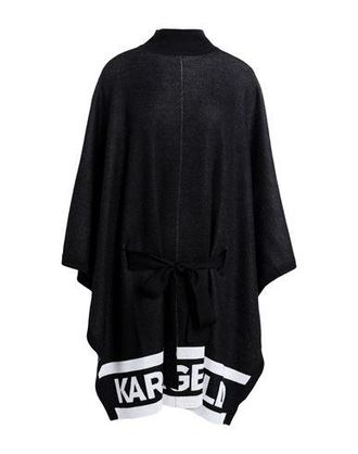 Karl Lagerfeld LOGO KNIT PONCHO