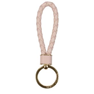 Bottega Veneta Damens Schl&uuml;sselanh&auml;nger Rosa Leder/Pastellrosa