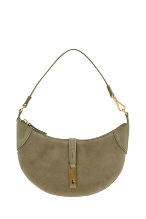 Polo Ralph Lauren Light Olive Green Polo Id Mini Shoulder Bag