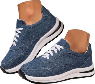 Generic Orthopedic Walking Shoes for Women Lace Up Fashion Sneakers Outdoor Non-Slip Casual Running Shoes Womens Non Slip Sports Workout Athletic Tennis Joggi