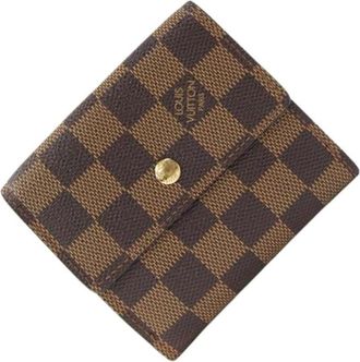 Louis Vuitton Pre-owned Wallets, female, Brown, Size: ONE SIZE Pre-owned Canvas Wallet