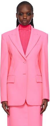 ジャケット JIL SANDER Double breast blazer jacket Pink Jil Sander Blazer Jacket Size 4 34 S $1200 Cotton Blend Pink