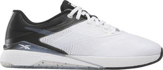 Reebok Nano X5 Sneakers for Women, Cross Training Gym Walking Shoes Women, Footwear White/Black, 7.5