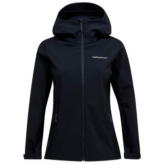 Peak Performance Explore Hood Jacket Softshelljacke f&uuml;r Damen | schwarz