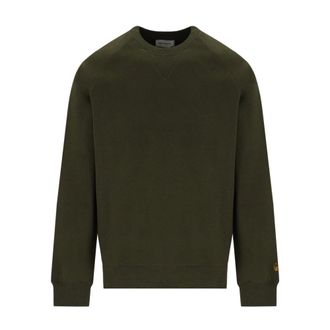Carhartt Work in Progress Truien & Vesten, Heren, Groen, S, Katoen, Chase Sweatshirt