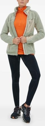 Columbia borg-panelled fleece jacket - Green