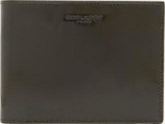 Saint Laurent Mens East-West Bifold Leather Wallet