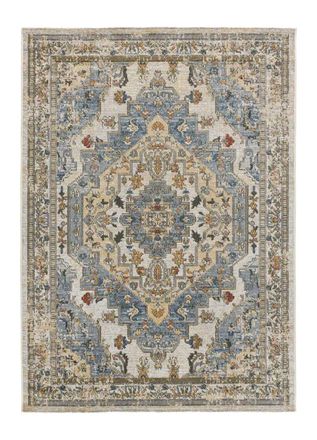 Atticgo Alfombra vintage azul 160x230 cm