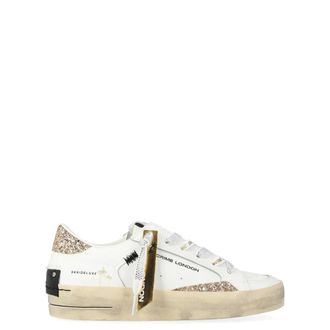 Crime London Sneakers, female, White, Size: 11 US Sk8 Deluxe Tequila Night