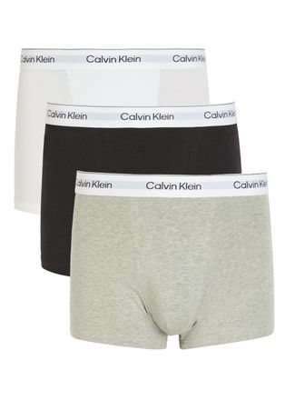 Calvin Klein Icon Stretch-cotton Trunks - set of Three - Multicoloured - S