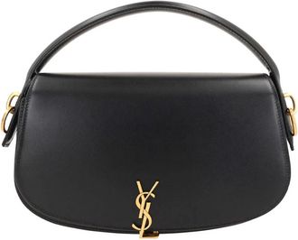 Saint Laurent Voltaire Tas - Dames - Handtassen - Zwart - ONE Size - Leer - Tassen