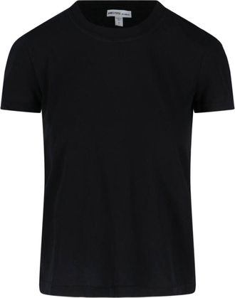 James Perse Black Classic Soft Cotton T-Shirt