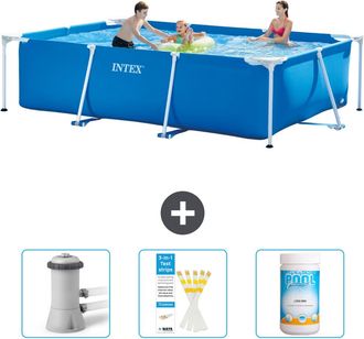Intex Piscina Con Estructura Rectangular - 300x200x75 Cm - 6-piezas Scb73