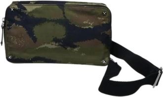 Valentino Pre-owned Belt Bags, male, Green, Size: ONE SIZE Pre-owned Vintage Shoulder Bag