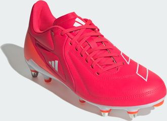adidas adidas Performance Unisex RS15 Elite Soft Ground Rugby Boots - Red material_real_leather - Size UK 11.5