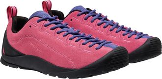 Keen Womens Jasper Suede Leather Climbing Approach Sneakers, Pink Lemonade/Skipper Blue, 6.5 UK