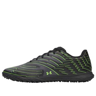 Under Armour Shadow Select 4 Turf Black Titan Gray Hyper Green 6006231-001