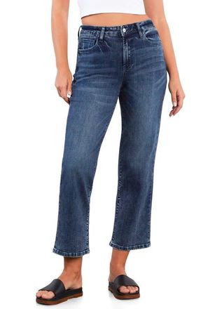 HINT OF BLU Ankle Straight Leg Jeans in Catch A Wave Blue at Nordstrom, Size 27