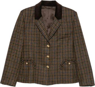 Blaz&eacute; Milano I AMN Wm 02 Jacket - Dames - Blazers - Bruin - M - Wol - Jassen