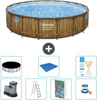Bestway Piscina Bestway Power Steel Redonda - 549x122 Cm - 8-piezas S568
