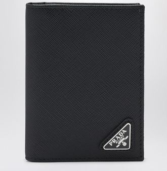 Prada Black Saffiano card holder