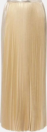 Joseph Essai silk-blend lamé midi skirt