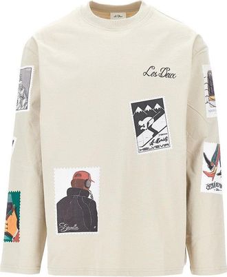 Les Deux Printed cotton T-shirt Man XL