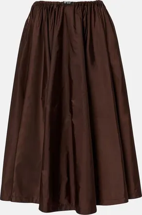 Prada Re-Nylon pleated midi skirt