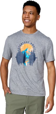 Free Country Mens Super Soft Short Sleeve Crew Tee - 2 Pack