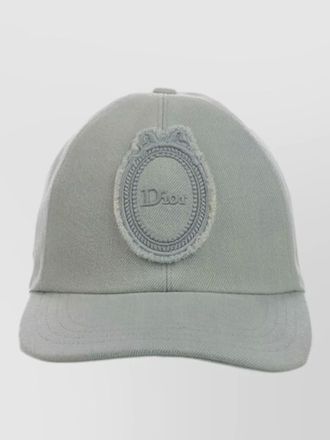 Dior baseball hat curved brim structured crown
