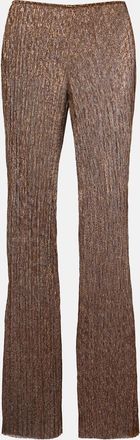 Cala de la Cruz Dries lam&eacute; flared pants