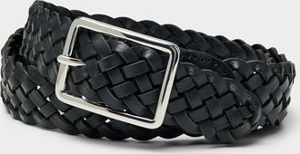 Part Two Womens Anstina braided leather belt