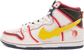 Nike Sneakers alte in pelle - Bianco