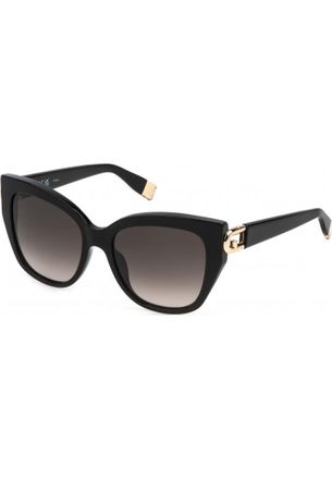 Furla Womens SFU816 55 0700 Sunglasses - Black - One Size