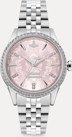 Vivienne Westwood Little Wallace Watch Silver / Pink Stainless Steel Women