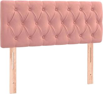 vidaXL Cabecero De Terciopelo Rosa 90x7x78/88 Cm Vidaxl