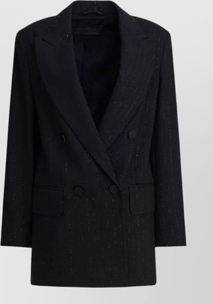 Max Mara double-breasted wool blazer