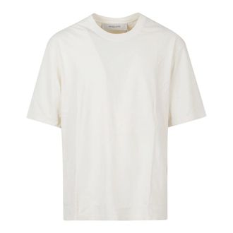 Golden Goose Relaxed-fit Cotton Logo T-shirt - male - Golden Goose - T-Shirts - White - XL - Tops