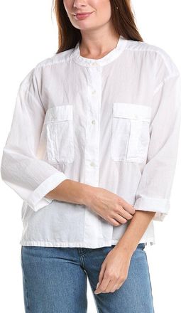 James Perse Cropped Utility Shirt