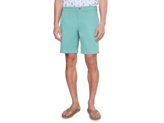 Tommy Bahama Boracay Island Chino FF 9 Mens Shorts Azure Water : 36 9, Cotton/Lyocell/Spandex
