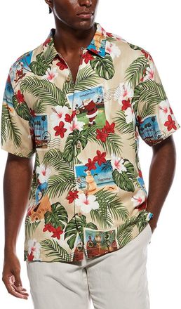 Tommy Bahama Santas Day Off Silk Shirt