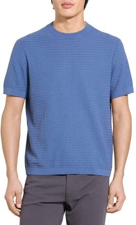 Theory Damian Tactile Crewneck T-Shirt in Bering at Nordstrom, Size Xx-Large