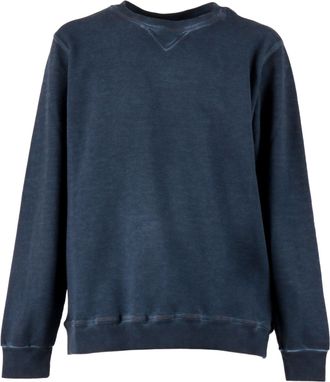 Dondup Relaxed Fit Vintage Blue Sweatshirt