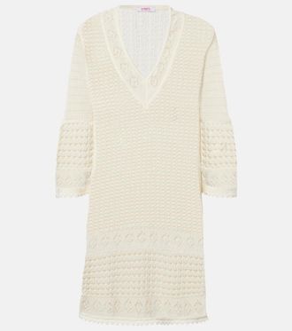 Eres Divina crochet minidress